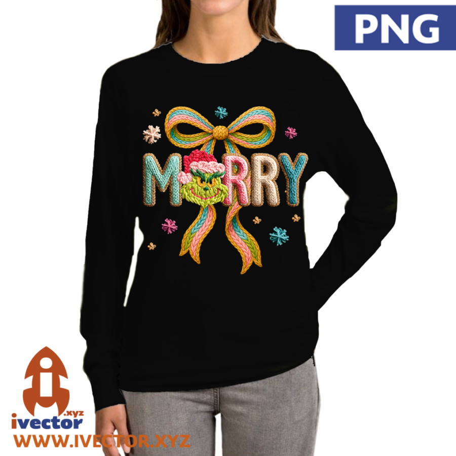 LAZO-MERRY-CHRISTMAS-GRINCH-PNG-ALTA-CALIDAD-P3 LAZO MERRY CHRISTMAS GRINCH PNG ALTA CALIDAD