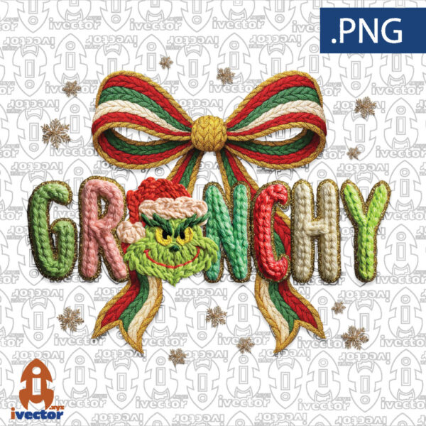 LETRAS-GRINCHY-GRINCH-CROCHET-PNG-ALTA-CALIDAD-600x600 Vectores completamente editables