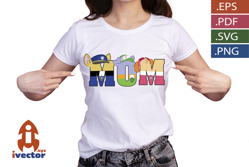 LETRAS-PAW-PATROL-BRO-SISTER-DAD-MOM-Y-NUMEROS-P3 LETRAS PAW PATROL BRO, SISTER, DAD, MOM Y NÚMEROS