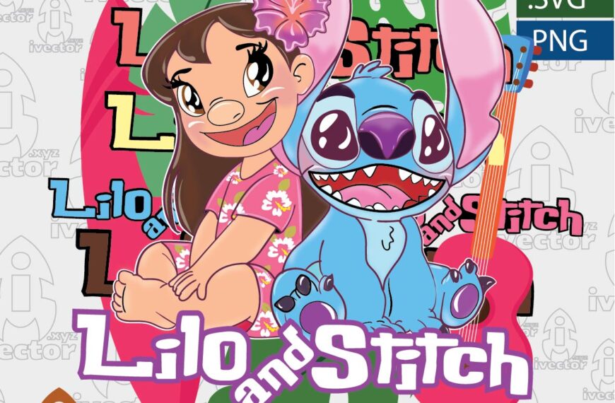 LILO AND STITCH HAWAI NUMEROS EDITABLES