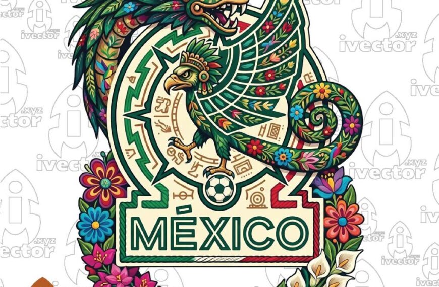LOGO ÁGUILA MEXICO BORDADO 3D REALISTA 1