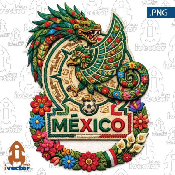 LOGO-AGUILA-MEXICO-BORDADO-3D-REALISTA2-600x600 Papá es tan...como shrek eps pdf Vector