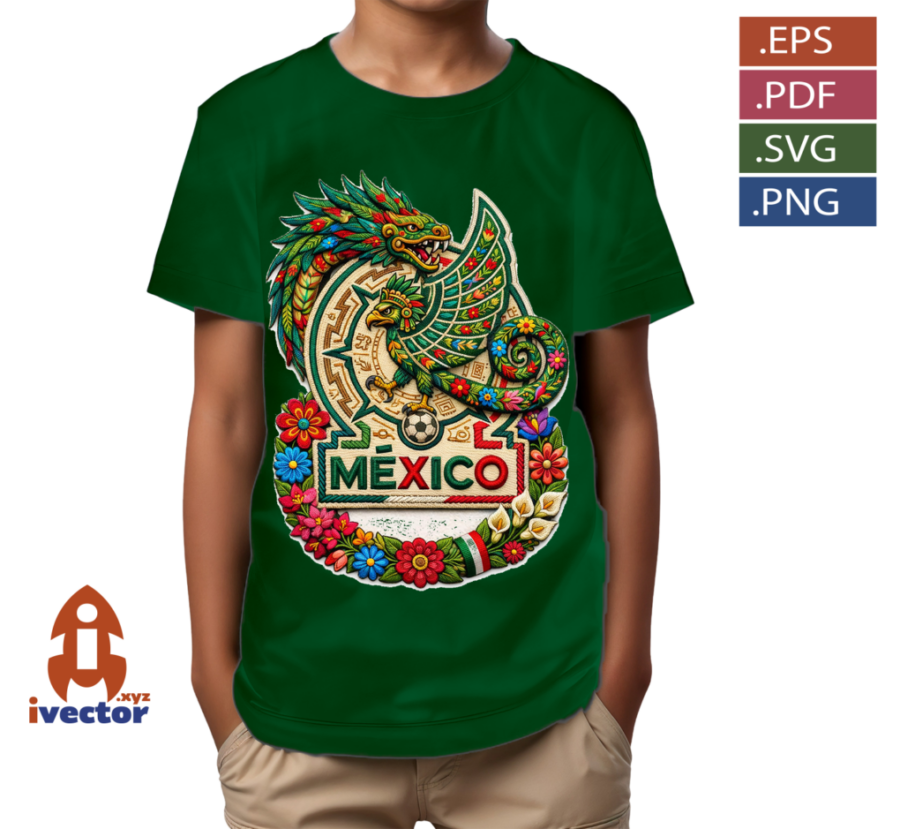 LOGO-AGUILA-MEXICO-BORDADO-3D-REALISTA2-P3 LOGO ÁGUILA MEXICO BORDADO 3D REALISTA2 P3