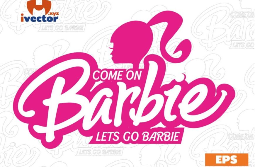 BARBIE MUÑECA VECTOR EDITABLE EPS PDF VECTOR