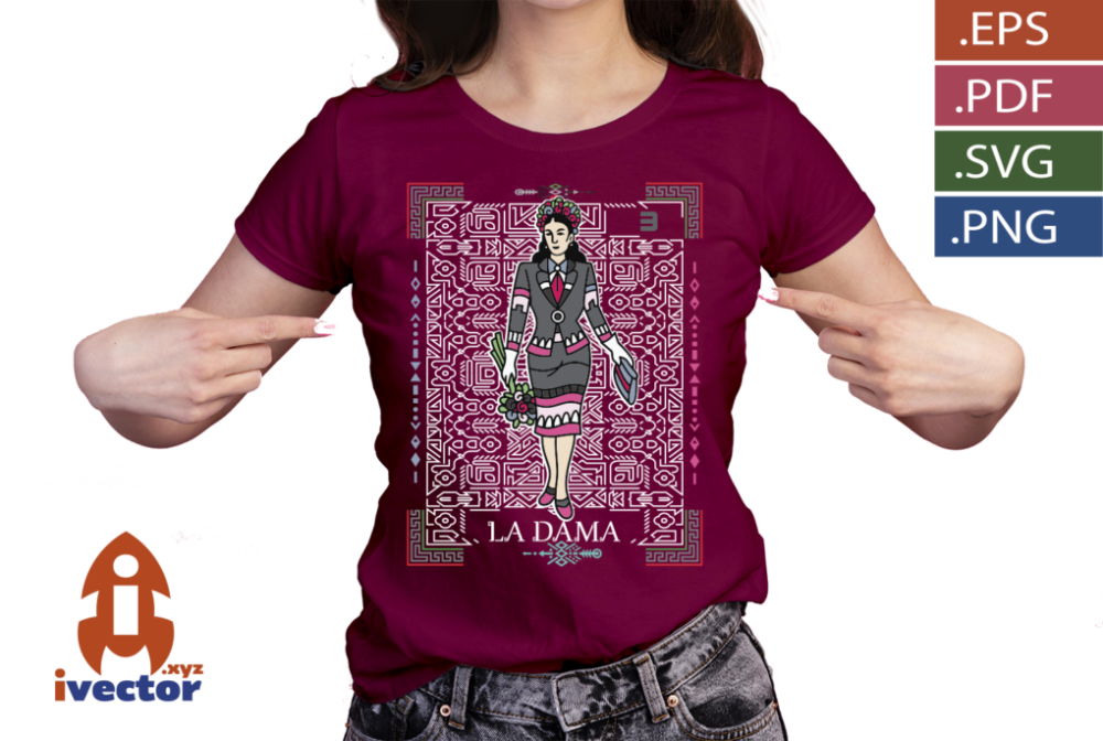 LOTERIA-LA-DAMA-VECTOR-EDITABLE-EPS-PDF_P5 LOTERIA LA DAMA VECTOR EDITABLE EPS PDF