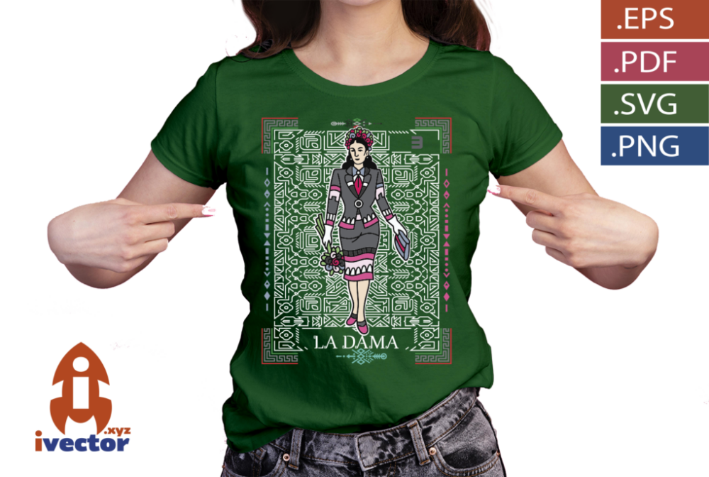 LOTERIA-LA-DAMA-VECTOR-EDITABLE-EPS-PDF_P6 LOTERIA LA DAMA VECTOR EDITABLE EPS PDF