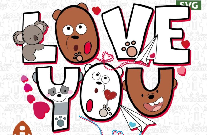 LOVE YOU VECTOR EDITABLE ESCANDALOSOS