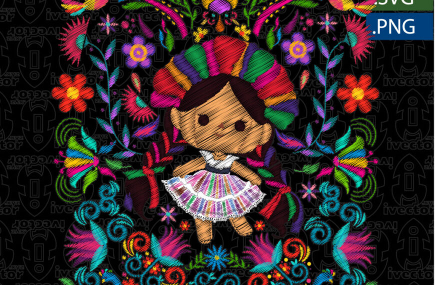 MEXICANA BORDADO PATRON MEXICANO
