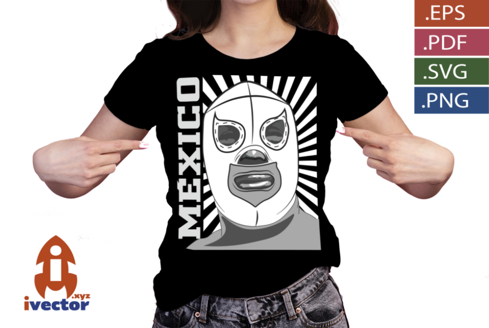 LUCHADOR-MEXICANO-VECTOR-EDITABLE_p1 LUCHADOR MEXICANO VECTOR EDITABLE