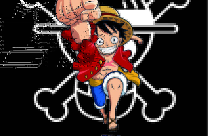 LUFFY ONE PIECE ANIME VECTOR