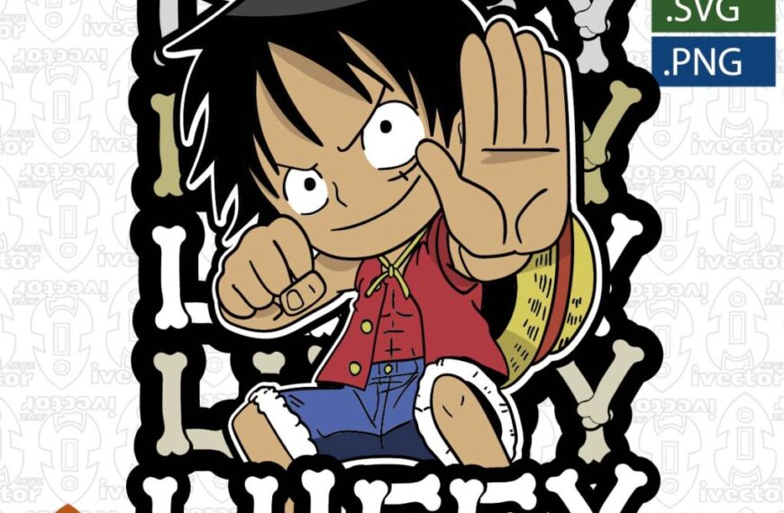 LUFFY VECTOR EDITABLE EPS PDF ONE PIECE