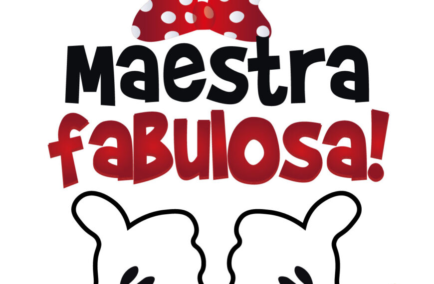MAESTRA FABULOSA MINNIE MOUSE VECTOR EPS PDF EDITABLE