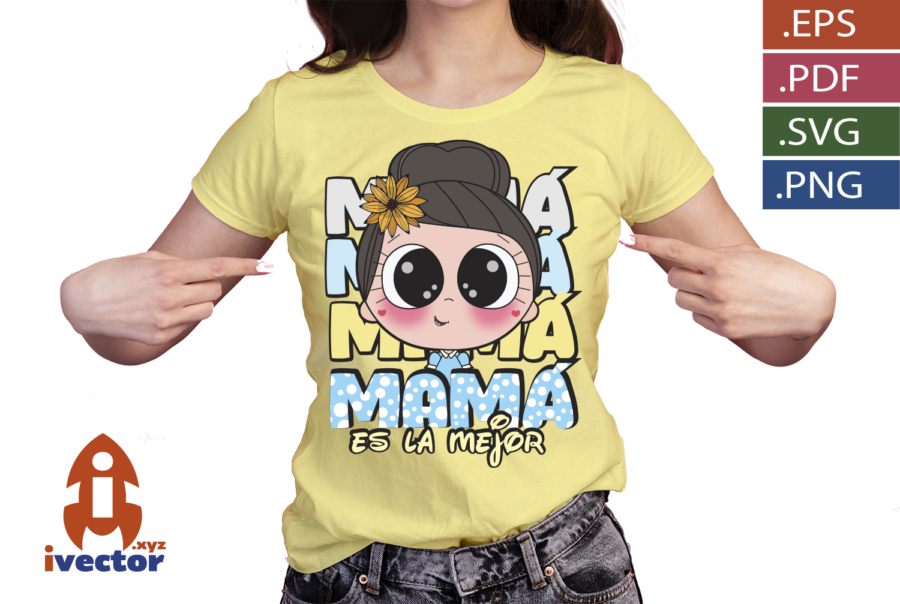 MAMA-ES-LA-MEJOR-AZUL-VECTOR-EDITABLE_P4 MAMÁ ES LA MEJOR VECTOR EDITABLE AZUL