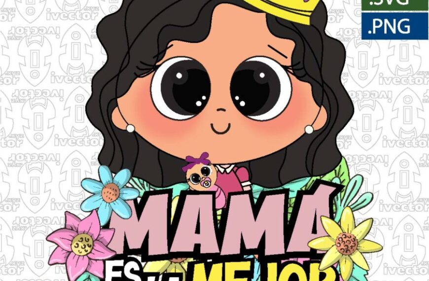 MAMÁ ES LA MEJOR CORONA VECTOR DTF