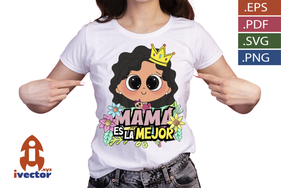 MAMA-ES-LA-MEJOR-CORONA-VECTOR-DTF_P4 MAMÁ ES LA MEJOR CORONA VECTOR DTF