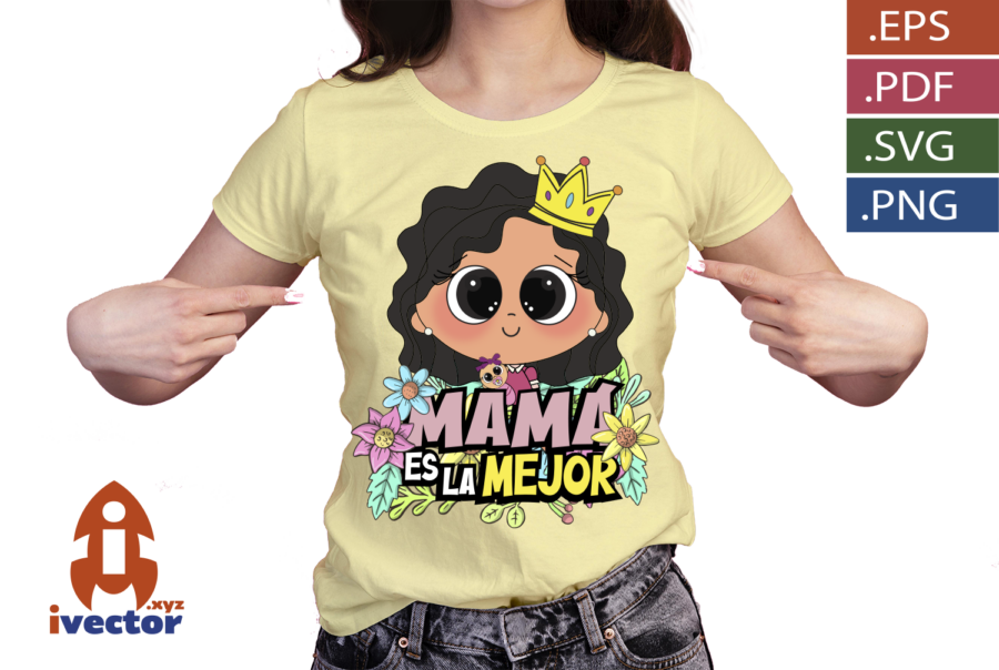 MAMA-ES-LA-MEJOR-CORONA-VECTOR-DTF_P5 MAMÁ ES LA MEJOR CORONA VECTOR DTF