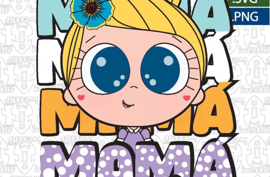 MAMÁ ES LA MEJOR VECTOR EDITABLE AMARILLO