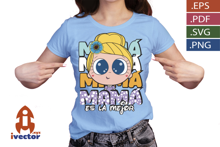 MAMA-ES-LA-MEJOR-VECTOR-EDITABLE-AMARILLO_P3 MAMÁ ES LA MEJOR VECTOR EDITABLE AMARILLO