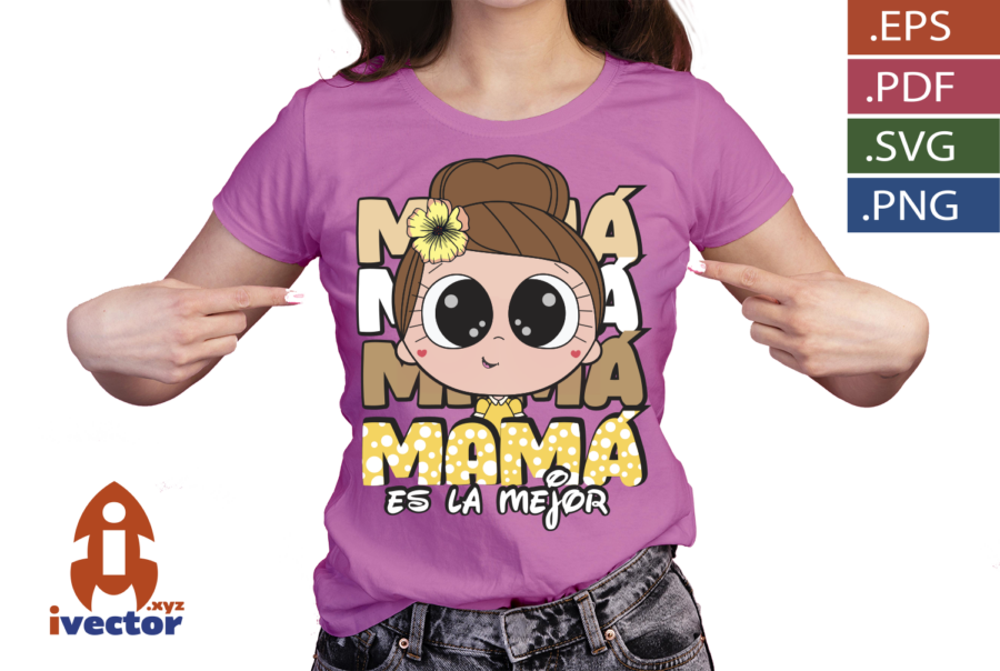 MAMA-ES-LA-MEJOR-VECTOR-EDITABLE-CAFE_P2 MAMÁ ES LA MEJOR VECTOR EDITABLE CAFÉ