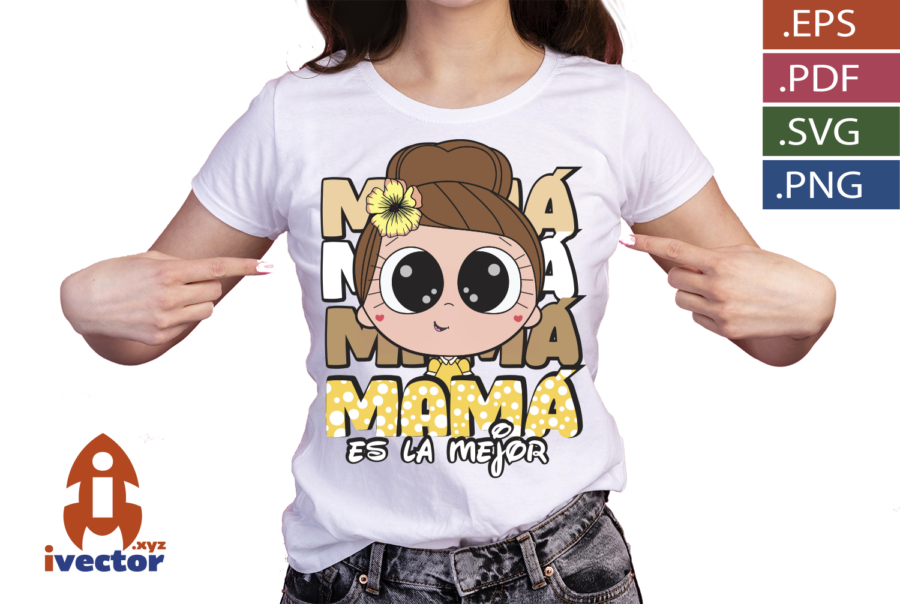 MAMA-ES-LA-MEJOR-VECTOR-EDITABLE-CAFE_P4 MAMÁ ES LA MEJOR VECTOR EDITABLE CAFÉ