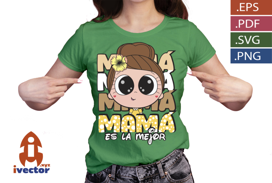 MAMA-ES-LA-MEJOR-VECTOR-EDITABLE-CAFE_P6 MAMÁ ES LA MEJOR VECTOR EDITABLE CAFÉ