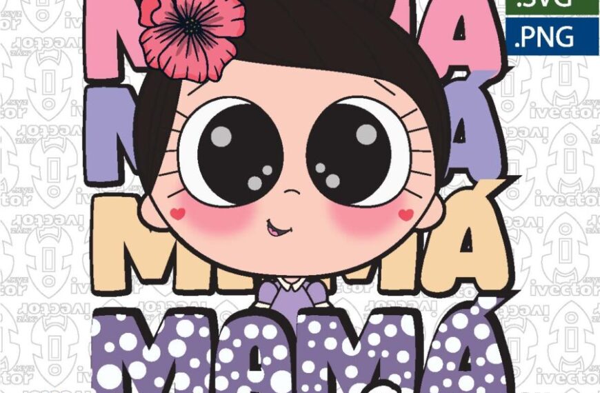 MAMÁ ES LA MEJOR VECTOR EDITABLE MORADO