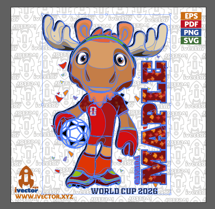 MAPLE-VECTOR-EDITABLE-WOLD-CUP-2026-CANADA_P1 MAPLE VECTOR EDITABLE WOLD CUP 2026 CANADÁ