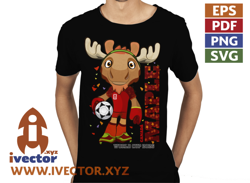 MAPLE-VECTOR-EDITABLE-WOLD-CUP-2026-CANADA_P2 MAPLE VECTOR EDITABLE WOLD CUP 2026 CANADÁ
