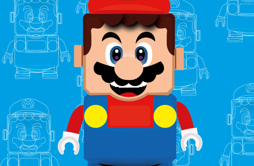 MARIO BROS LEGO VECTOR COMPLETAMENTE EDITABLE EPS PDF