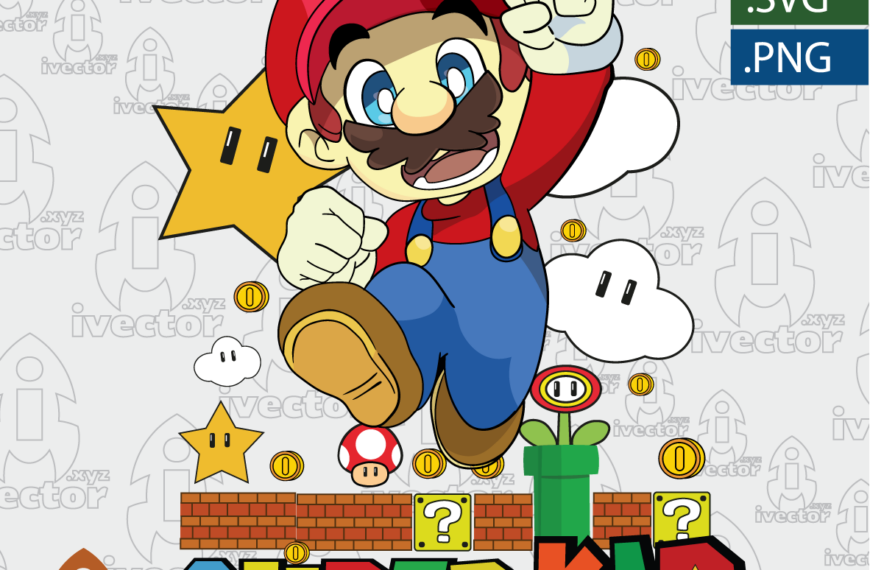 MARIO BROS SUPER KID VECTOR EDITABLE EPS PDF