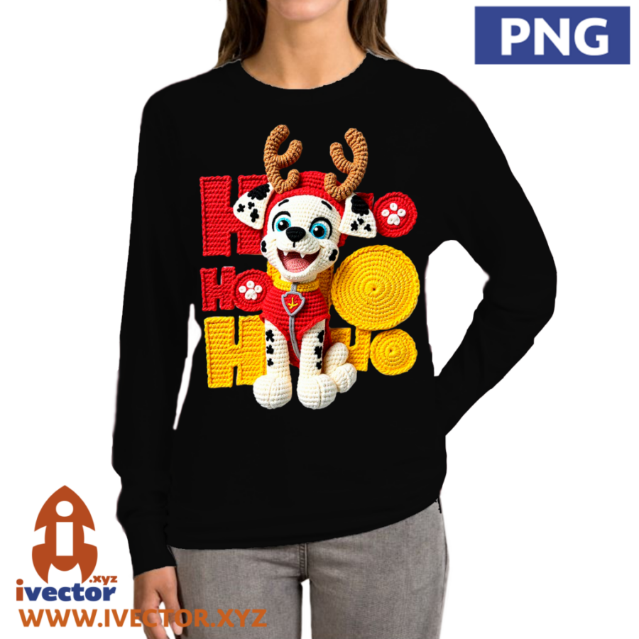 MARSHAL-PAW-PATROL-CHRISTMAS-CROCHET-ALTA-CALIDAD-p1 MARSHAL PAW PATROL CHRISTMAS CROCHET ALTA CALIDAD