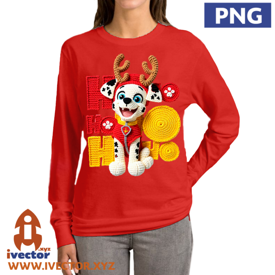 MARSHAL-PAW-PATROL-CHRISTMAS-CROCHET-ALTA-CALIDAD-p2 MARSHAL PAW PATROL CHRISTMAS CROCHET ALTA CALIDAD