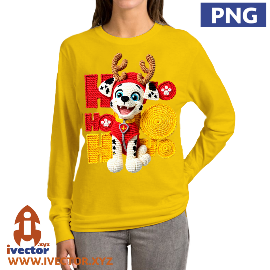 MARSHAL-PAW-PATROL-CHRISTMAS-CROCHET-ALTA-CALIDAD-p5 MARSHAL PAW PATROL CHRISTMAS CROCHET ALTA CALIDAD