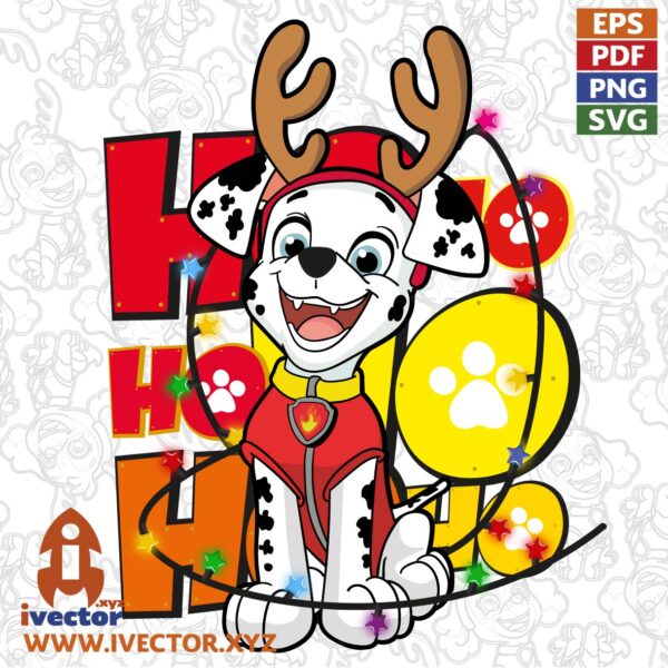 MARSHAL-PAW-PATROL-CHRISTMAS-VECTOR-EDITABLE-EPS-PDF-01-600x600 Ivector - Recursos Ilimitados DTF