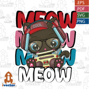 MEOW-CAT-VECTOR-EDITABLE-EPS-PDF-01-300x300 VECTORES Y RECURSOS