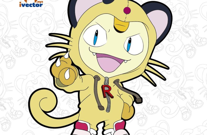 MEOWTH VECTOR EDITABLE EPS PDF EDITABLE