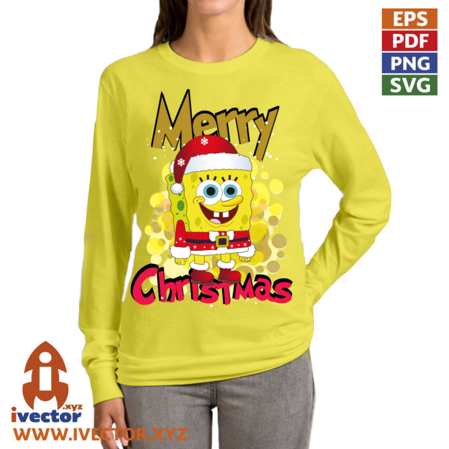 MERRY-CHRISTMAS-BOB-ESPONJA-VECTOR-EDITABLE_p3 MERRY CHRISTMAS BOB ESPONJA VECTOR EDITABLE