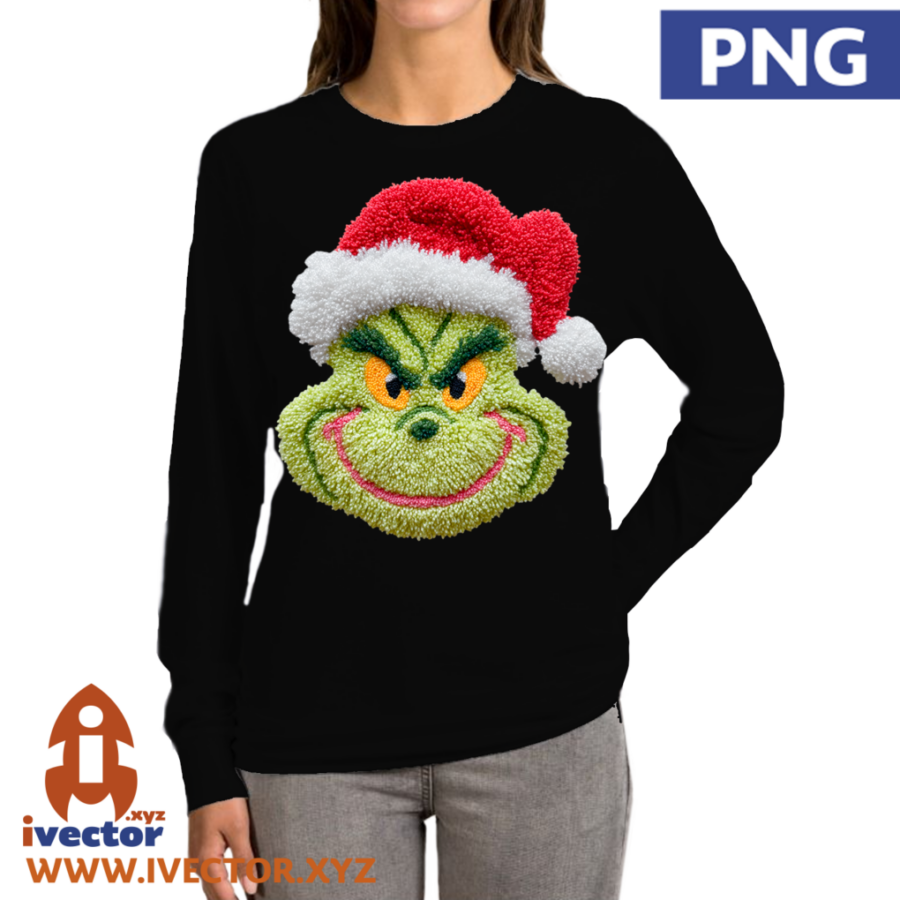 MERRY-CHRISTMAS-GRINCH-GORRO-BORDADO-CROCHET-D-P2 MERRY CHRISTMAS GRINCH GORRO BORDADO CROCHET