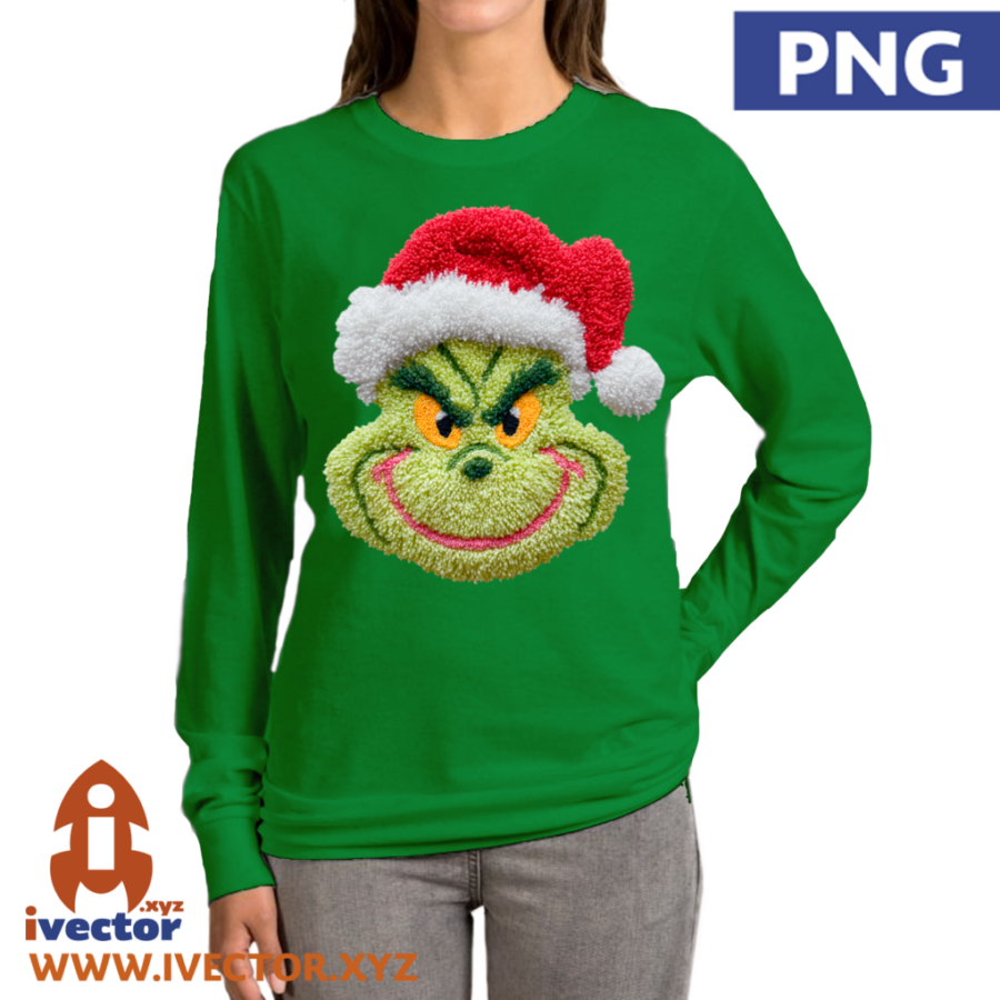 MERRY-CHRISTMAS-GRINCH-GORRO-BORDADO-CROCHET-D-P4 MERRY CHRISTMAS GRINCH GORRO BORDADO CROCHET