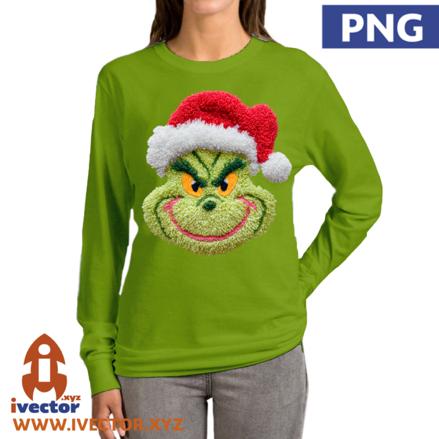 MERRY-CHRISTMAS-GRINCH-GORRO-BORDADO-CROCHET-D-P5 MERRY CHRISTMAS GRINCH GORRO BORDADO CROCHET