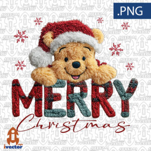 MERRY-CHRISTMS-POOH-CROCHET-PNG-ALTA-CALIDAD-300x300 VECTORES Y RECURSOS