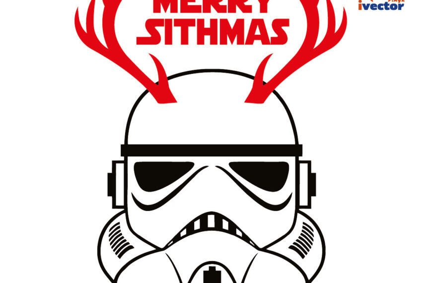 MERRY SITMAS NAVIDAD STARWARS VECTOR EPS PDF