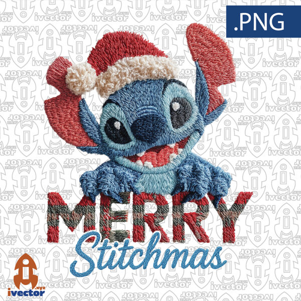 MERRY-STITCHMAS-ROJO-CROCHET-PNG-ALTA-CALIDAD-600x600 Vectores completamente editables