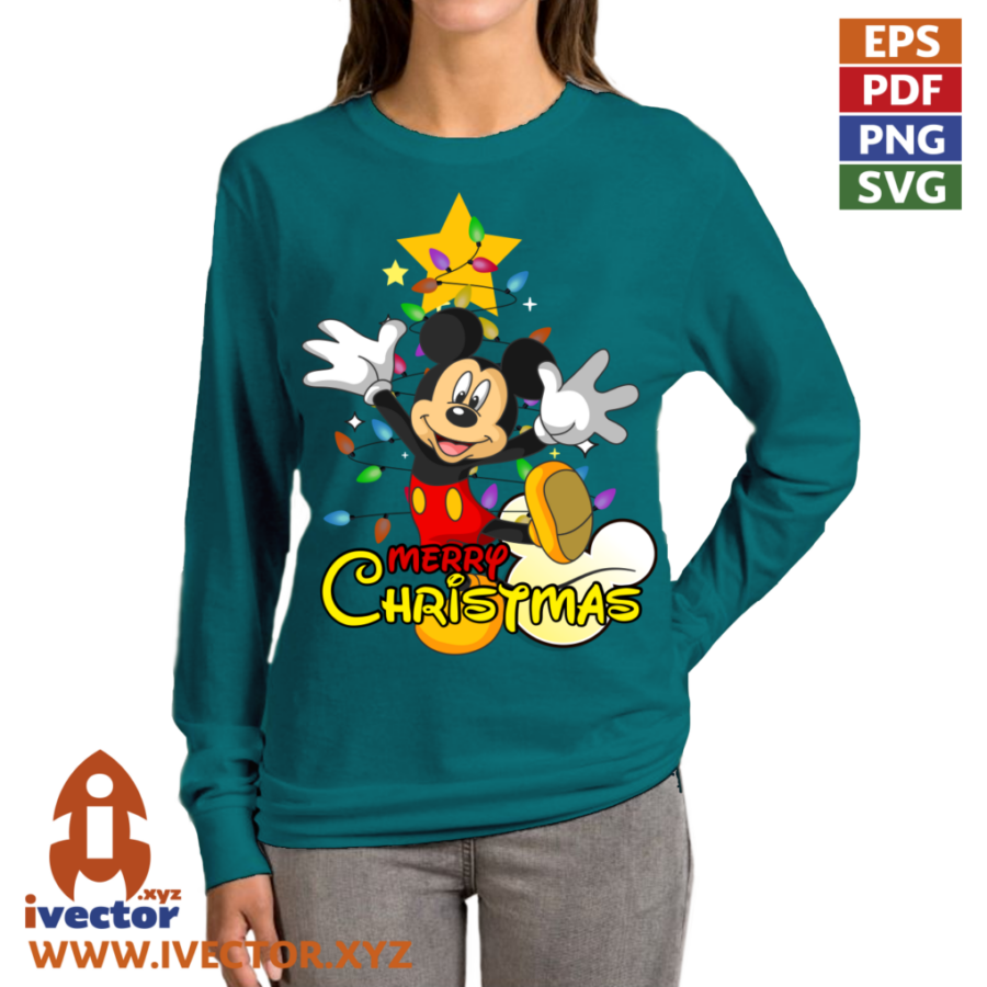 MICKEY-ALEGRE-NAVIDAD-VECTOR-EDITABLE-EPS-PDF_A5 MICKEY ALEGRE NAVIDAD VECTOR EDITABLE EPS PDF