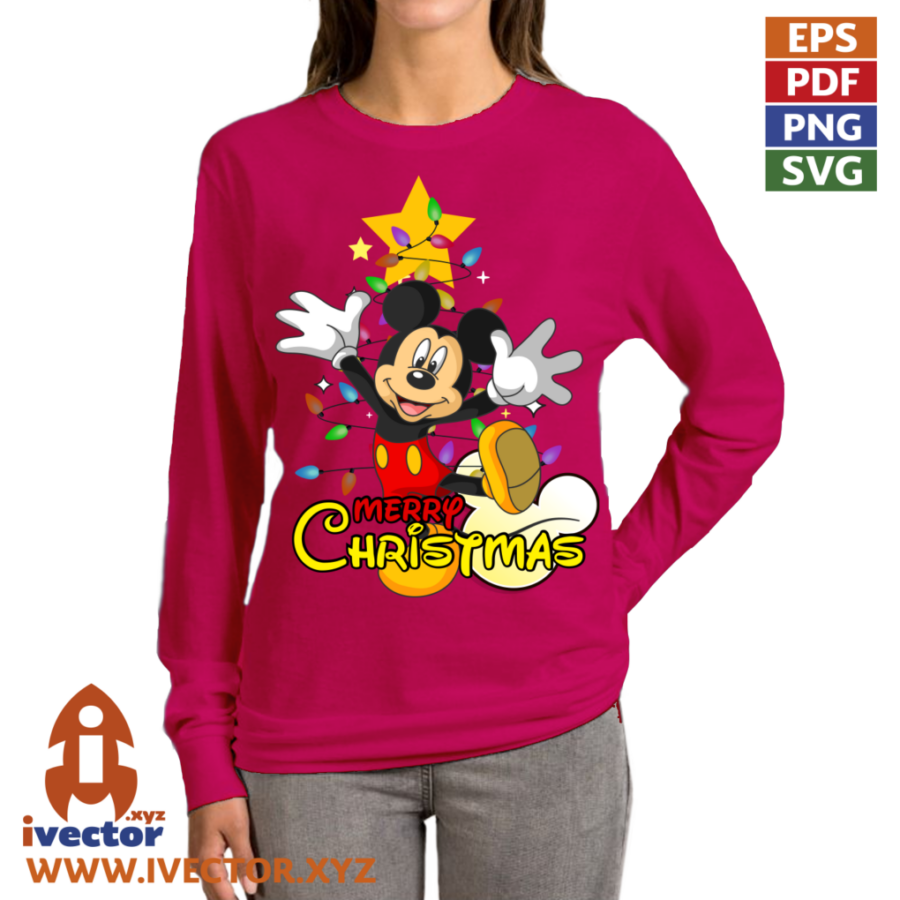 MICKEY-ALEGRE-NAVIDAD-VECTOR-EDITABLE-EPS-PDF_A6 MICKEY ALEGRE NAVIDAD VECTOR EDITABLE EPS PDF