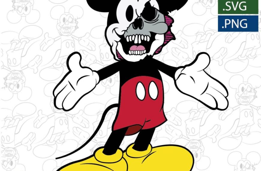 MICKEY CALAVERA VECTOR EPS PDF SVG EDITABLE