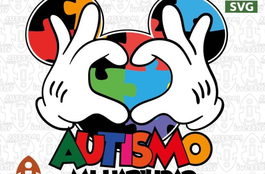 MICKEY MOUSE AUTISMO VECTOR EPS PDF