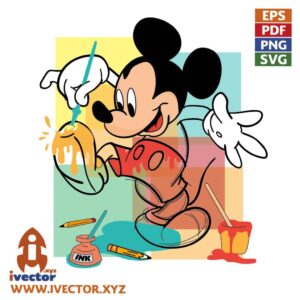 MICKEY-MOUSE-BRUSH-VECTOR-EDITABLE-01-300x300 VECTORES Y RECURSOS