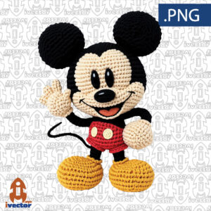 MICKEY-MOUSE-ESTILO-CROCHET-300x300 VECTORES Y RECURSOS