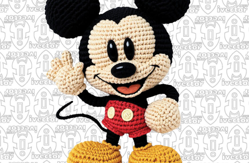 MICKEY MOUSE ESTILO CROCHET